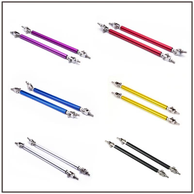 2Pcs 150MM Adjustable Front Bumper Lip Splitter Spoiler Rod ​Support Holder - Image 1 of 4