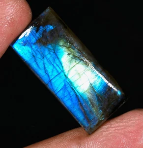 Natural Labradorite Gemstone Labradorite Polished Rectangle 51.65 Ct 38x17X7 MM - Picture 1 of 6