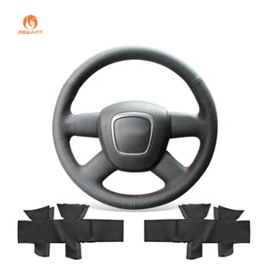 Hand Sew PU Leather Steering Wheel Cover for Audi A3 8P 2005-2007 - Imagen 1 de 10