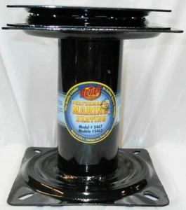 MARINE 8" FIXED HEIGHT PEDESTAL POST W/ 360 SWIVEL MADE IN USA (BOAT SEAT) - Picture 1 of 1