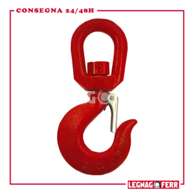 Ganci Girevoli ad Occhiolo in Acciaio al Carbonio Alta Resistenza Varie Misure - Immagine 1 di 2
