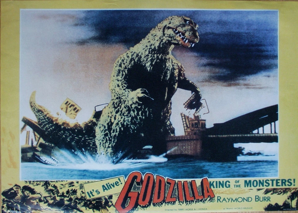 Poster GODZILLA Nr. 2 Format 62 x 87 cm Original aus den 1990er Jahren - Bild 1 von 1