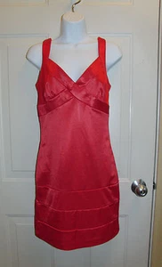 Vestido AUW Color Rojo Rosado Talla Mediana *Nuevo con Etiquetas - Imagen 1 de 5