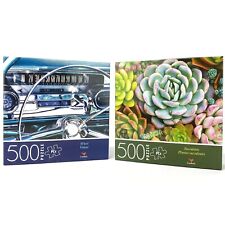 Succulents 500 Piece Jigsaw Puzzle by Cardinal 14x11