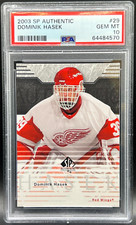 2003 SP Authentic Dominik Hasek PSA 10 GEM MINT Detroit Red Wings Card #29