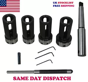 Juego de soportes de troqueles deslizantes de torno de cola MT2 2 MT vástago imperial troquelado kit de rosca - Imagen 1 de 3