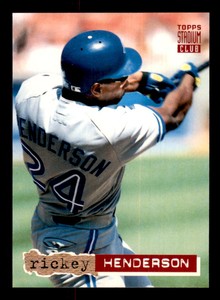 1994 Stadium Club #107 Rickey Henderson EX