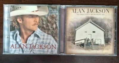 Lot of 2 Alan Jackson CD's ~ Precious Memories (VG+) & Drive (MINT) Foto 1 de 4