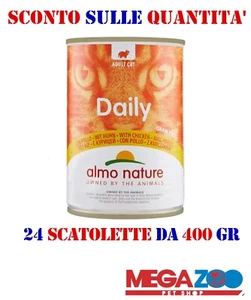 Almo Nature Daily Menù 400 Gr Per Gatti al pollo 24 scatolette - Foto 1 di 1