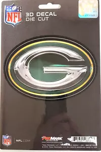 NFL Green Bay Packers - Calcomanía troquelada 3D, nueva - Imagen 1 de 4