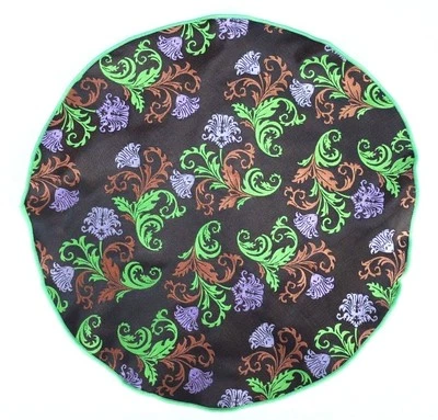 Lord R Colton Masterworks Pocket Round Positano Brown Floral Silk $75 Retail New - Image 1 of 2