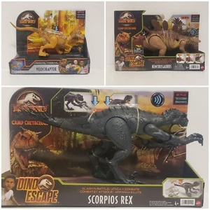 Jurassic World Dino Escape Roar Velociraptor Or Attack Kentrosaurus YOU PICK New - Picture 1 of 3