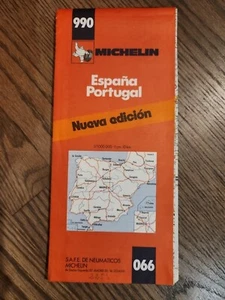 Michelin Espana Portugal Map 1980 - Picture 1 of 3