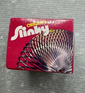 vintage 1980s Original SLINKY metal Walking Spring Toy / NEW - Picture 1 of 6