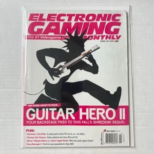 EGM Electronic Gaming Monthly Magazine #208 OCT 2006 Guitar Hero II - Picture 1 of 10