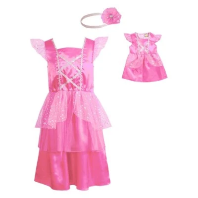 Conjunto de vestido de princesa y conjunto de muñeca Dollie & Me, talla - LG Foto 1 de 3