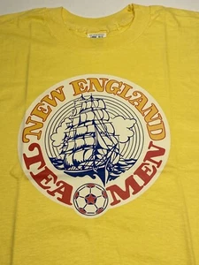 Vintage New England Tee Herren NASL Fußball Kinder T-Shirt Gr. Large 10-12, Neu aus altem Lagerbestand - Bild 1 von 5