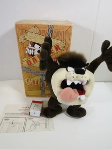 Looney Tunes TAZ IN A CRATE Plush Warner Bros Studio Store Exclusive 1999 in Box - Picture 1 of 17