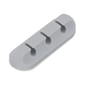 Cable Clips Cord Clips Organizer for Desk, Silicone , 64mm Grey - Afbeelding 1 van 7