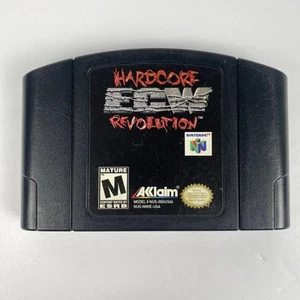 ECW Hardcore Revolution (Nintendo 64 N64, 2000) Authentic Cartridge Only Tested - Picture 1 of 7
