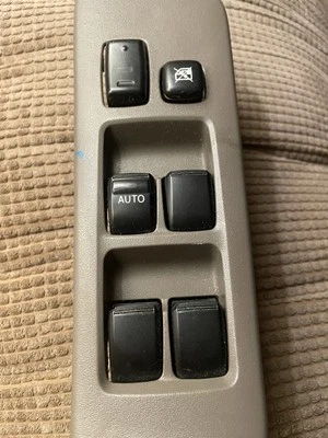 2001-2007 TOYOTA HIGHLANDER MASTER INTERRUPTOR DE JANELA DE ENERGIA FABRICANTE DE EQUIPAMENTO ORIGINAL CINZA ESCURO 84040-48122 - Imagem 1 de 3