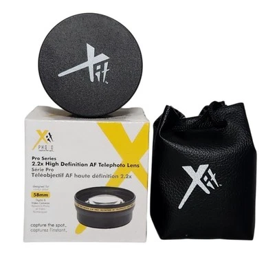 Xit Photo Pro Series 2.2X High Definition AF Telephoto Lens 58MM Open Box - Image 1 of 4