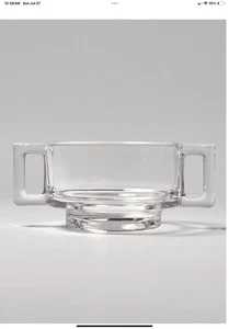 Vintage Joe Colombo Italienische Moderne (8) Glas Suppenschüsseln Doppel Quadratische Griffe - Bild 1 von 7