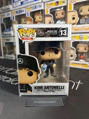 MERCEDES KIMI ANTONELLI F1 FORMULA 1 FUNKO POP VINYL FIGURE #13 ** MINOR BEND ** - image 1 of 4
