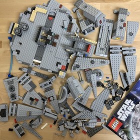 INCOMPLETE LEGO Star Wars 7965 Millennium Falcon DUSTY & SOME SCRATCHES
