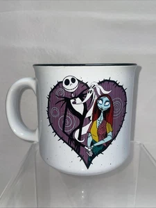 The Nightmare Before Christmas Coffee Mug Cup 20oz Jumbo Ceramic Black Rim Jack - Picture 1 of 7