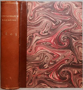 1805 -ALEXANDER HAMILTON/THOMAS JEFFERSON/SLAVES-Gentleman's Magazine Bound Book - Picture 1 of 2