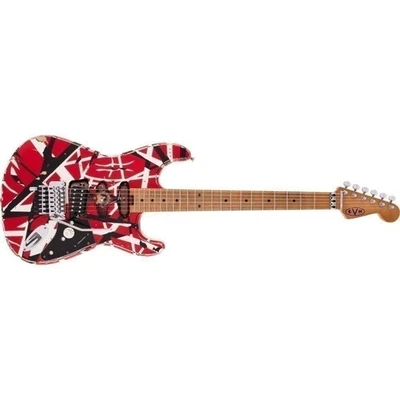 EVH Serie Rayas Frankenstein™, Diapasón de Arce Horneado, Rojo... -CAJA ABIERTA Foto 1 de 4