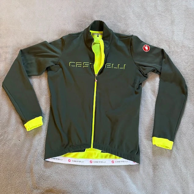 Женская велосипедная майка Castelli Fondo с длинным рукавом размер большой зеленый - Изображение 1 из 4