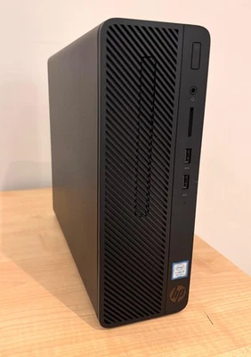 Windows 11 Pro HP 290 G1 SFF i5-8500 16GB 256GB NVMe SSD WiFi Desktop PC - Image 1 of 4