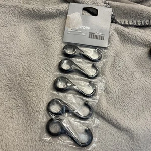 New IKEA 5 x FINTORP 2.75" 7cm Silver for Rail Rod 402.019.02 20403 NIP - Picture 1 of 4