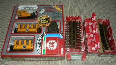 JUEGO DE MÁQUINA DE VAPOR LGB 72312 LAKE GEORGE & BOULDER con JUEGO EXTRA RARO Foto 1 de 4