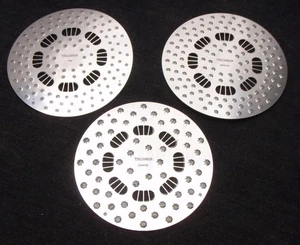 Papel de lija Microplane de acero inoxidable (paquete de 3) gancho y bucle de 5" - Imagen 1 de 10