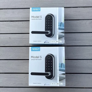 Sifely Model S Smart Lock Digitale Tastatur Schlüsselloser Zugang Smart Door Silber X2 - Bild 1 von 6