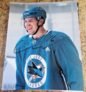 CARSON WETSCH FOTO OPACA FIRMATA 8X10 SQUALI SAN JOSE (A) - Foto 1 di 2