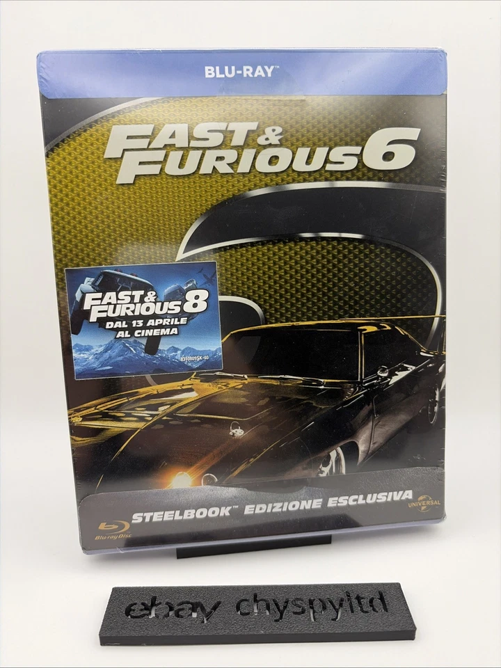 FAST AND THE FURIOUS 6 - Blu-Ray Steelbook - Italian IT - Letter Series U - Image 1 of 4