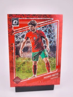 Pedro Neto RED LAZER COLOR MATCH 2021-22 Panini Donruss Portugal (B) - Image 1 of 2