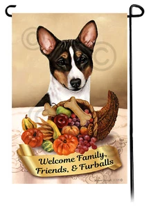 Erntedank Garten Flagge - Tri Basenji 009B - Bild 1 von 1