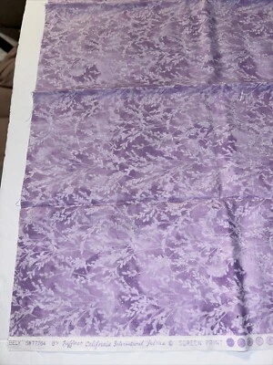 cotton quilt craft fabric Purple Silver Hoffman California Inter. 1/2 Yard X 42” - Image 1 of 3