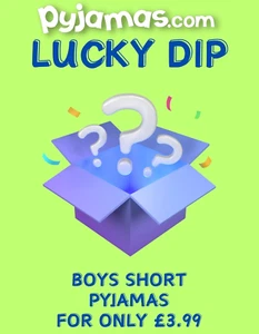 Pijama corto Lucky Dip para niños de 9 años a 14 años - Imagen 1 de 1