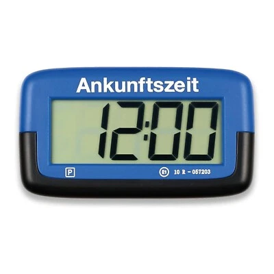 PARK MICRO ELEKTRONISCHE PARKSCHEIBE MIKRO DIGITALE PARKUHR BLAU AUTOMATISCHE - Bild 1 von 4