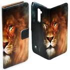 For Sony Xperia Series - Lion Theme Print Wallet Mobile Phone Case Cover