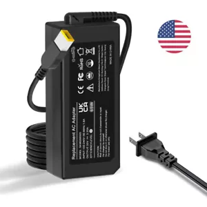 For Lenovo Laptop Charger 20V 4.5A 90W Rectangle Tip With Power Cord T450 T460 - Picture 1 of 5