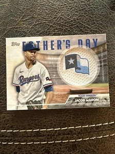 2023 Topps Series 2 - Father's Day Relic Team Patches #FD-Jd Jacob deGrom - Picture 1 of 1