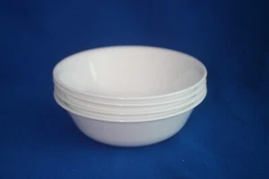 4 PC CORELLE WHITE FROST 6 INCH BOWLS - Foto 1 di 4