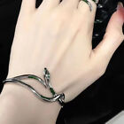 Bracelet serpent animal punk bracelet hip hop cristal bracelet ouvert réglable bague doigt